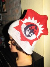 Vintage Conte of Florence winter nordik wool  sci ski hat cap '70s  era Thoeni