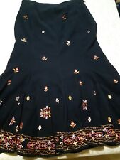 Bellissima Gonna LUISA SPAGNOLI In Cotone Millerighe Tg. 46