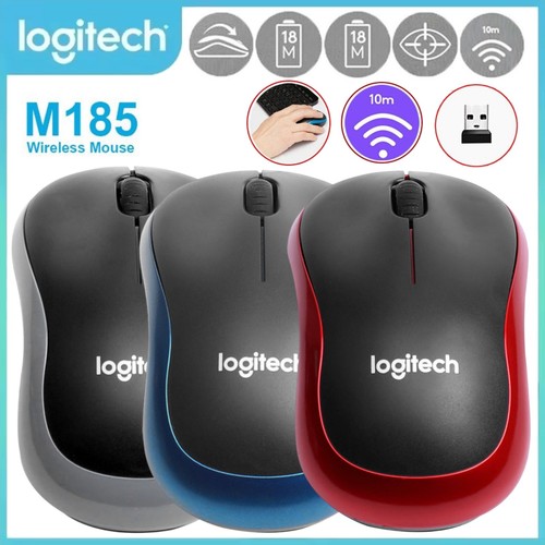 Logitech m185 wireless optical - logitech,