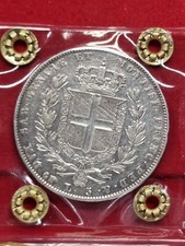 5 LIRE DEL 1836 - MONETA MOLTO