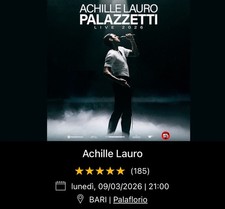 Biglietti Achille Lauro x3 –