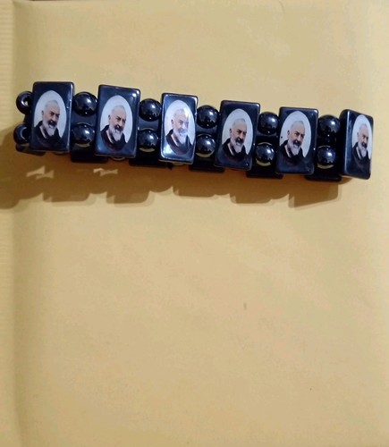 Bracciale elastico padre pio - bracciale,