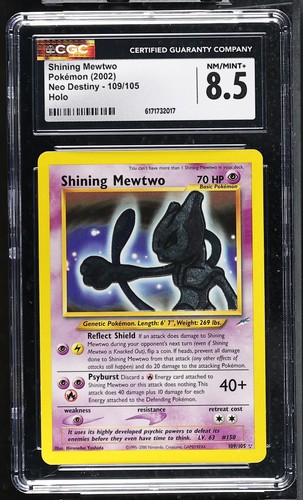 Carta pokemon holo - holo, cgc