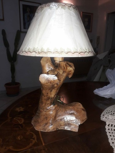 Lampada tavolo legno - tavolo, di