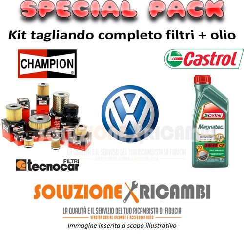 Kit tagliando filtri olio vw - kit,