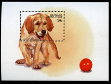 GOLDEN RETRIEVER DOG POSTAGE STAMP MINI SHEET - Grenada Grenadines - 1997 "Mint"