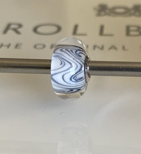 Trollbeads mini perlina bianca - trollbeads,