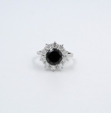 Gold Ring with Central Black
