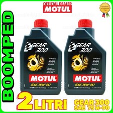 MOTUL GEAR 300 75W90 API GL4/5 Olio Cambio Trasmissione Differenziale 2 L 02MO35