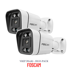 2 x Foscam V8EP Bianco 8 MP