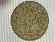 50 CENTESIMI Euro AUSTRIA 2002 CONIO RARE COIN