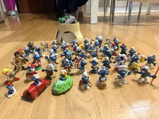 COLLEZIONE 53 puffi anni 80 +