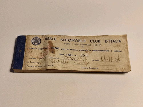 Reale automobile club - automobile,