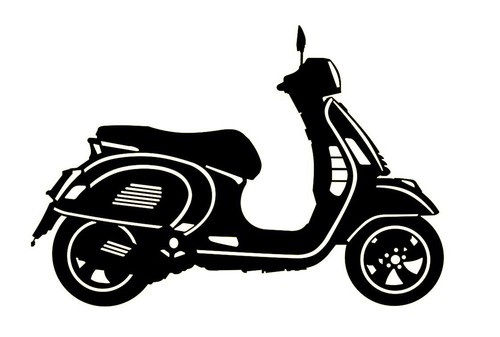 Adesivo vespa gts 300 - adesivo,