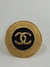 Orecchini Coco Chanel Firmati Clip On SINGOLO Grande Anni 80 1,5”