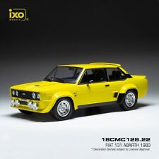 FIAT 131 ABARTH 1980 BASE RALLY GIALLO SCALA 1:18 DI IXO-MODELS 18CMC128.22