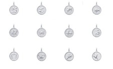 Pendente zodiacale argento - zodiacale,