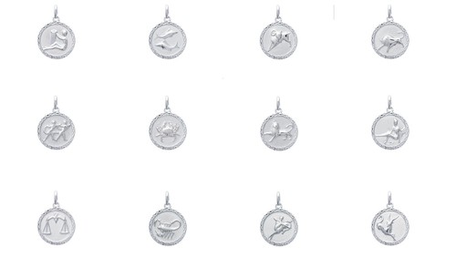 Pendente zodiacale argento - pendente,