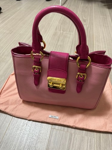 Borsa mano miu pelle - a, in