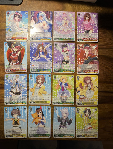 Carte hololive bianche nere