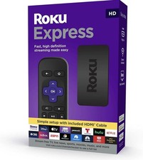 Roku Express Lettore multimediale streaming HD con cavo HDMI ad alta velocità - Nero
