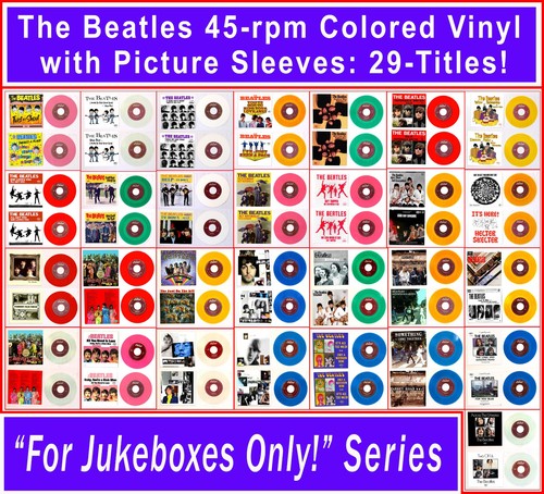 The beatles rpm colored - the,