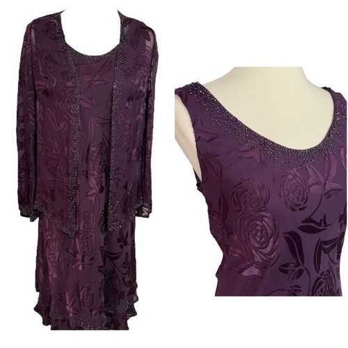 Mon cheri silk chiffon beaded - mon,