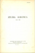 1973 Zef MIRDITA Les origines des DARDANIENS *Opuscolo AUTOGRAFO