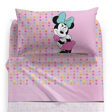 Completo letto UNA PIAZZA Caleffi  Disney Art. Minnie GAIA N°129