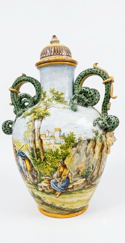 Anfora maiolica con - anfora,