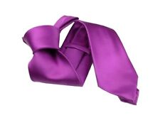 CRAVATTA DI RASO VIOLA LUCIDA