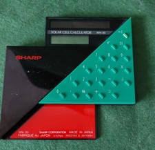 CALCOLATRICE SHARP WN-30 GR SOLAR CELL CALCULATOR VINTAGE