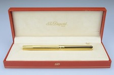 Dupont Paris Stilografica Argento-Vermeil 925/°°°Nib "M" 18Kt-750 France 1980s