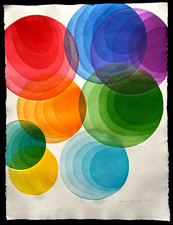 Piero Dorazio ''Europa Unita-Italia'' Acquatinta 58X76 (Achille Perilli)