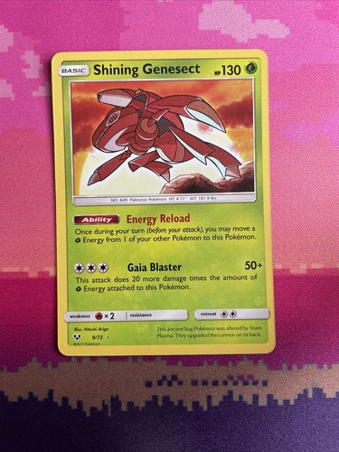 Pokemon card shining - shining, genesect
