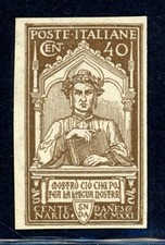 Regno - 1921 - 40 cent Dante