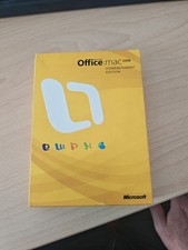 Microsoft Office mac 2008 home & student edition 3 licenze