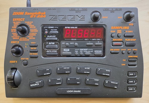 Zoom sampletrak 224 - st-224, sampler