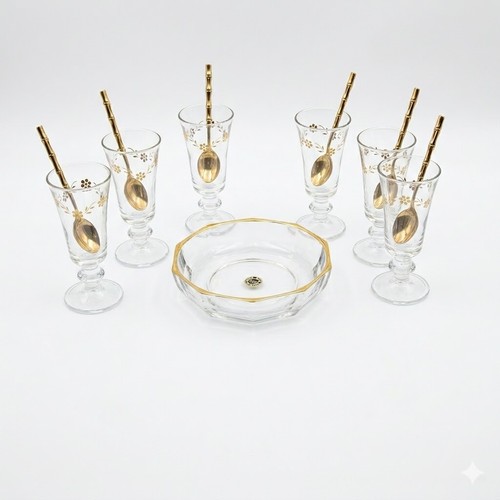 Set aperitivo vintage oro - aperitivo, 6