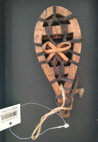 Scarpe neve legno - da,