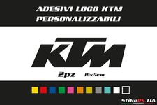 Logo ktm Scritta 2 pz Adesivo