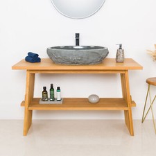 Lavabo in legno di teak 120 cm
