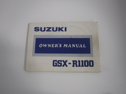 Suzuki gsxr1100 1985 manuale - suzuki,