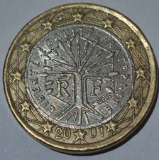  Francia  1 Euro  Año 2001 