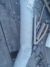 TUBO FLESSIBILE ESTENSIBILE ALLUMINIO PER CAPPA CUCINE FORNI STUFE bianco