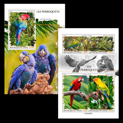 Francobolli pappagalli mnh - francobolli,