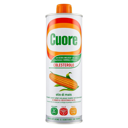 Cuore olio mais latta - di,