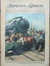 DOMENICA del CORRIERE 1927 #36 Saliceto di Cadeo -   Gigi Chessa - Ospedale 