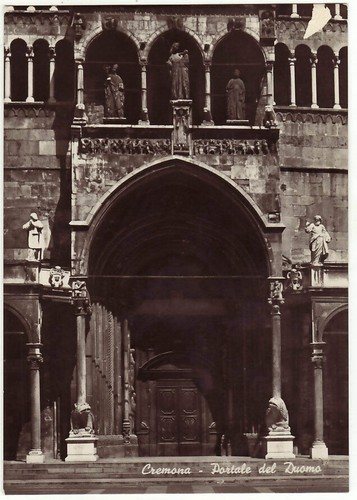 Cremona portale del duomo - cremona,