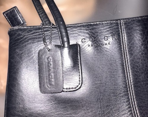 Borsa coach pelle - borsa, nera